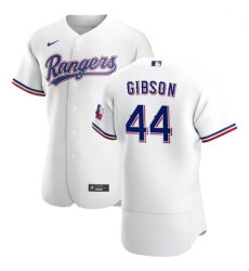 Texas Rangers 44 Kyle Gibson Men Nike White Home 2020 Authentic Player MLB Jersey