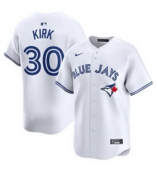 Men Toronto Blue Jays 30 Alejandro Kirk White Home Limited Stitched Baseball Jersey Men Toronto Blue Jays 30 Alejandro Kirk White Home Limited Stitched Baseball Jersey
