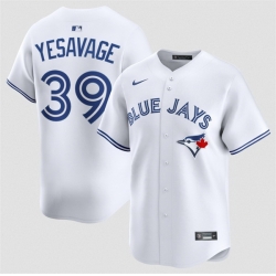 Men Toronto Blue Jays  39 Trey Yesavage White 2024 Home Limited Stitched Baseball Jersey