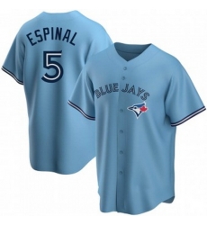 Men's Toronto Blue Jays #5 Santiago Espinal Blue Alternate Jersey