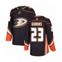 Youth Adidas Anaheim Ducks 23 Brian Gibbons Premier Black Home NHL Jersey 