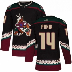 Youth Adidas Arizona Coyotes 14 Richard Panik Authentic Black Alternate NHL Jersey 