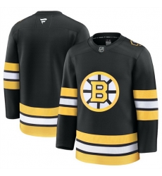Men Boston Bruins Blank Black 2025 Home Stitched Hockey Jersey