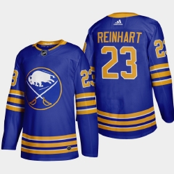 Buffalo Sabres 23 Sam Reinhart Men Adidas 2020 21 Home Authentic Player Stitched NHL Jersey Royal Blue