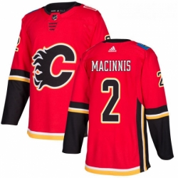 Youth Adidas Calgary Flames 2 Al MacInnis Premier Red Home NHL Jersey 