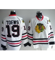 Chicago Blackhawks 19 Janathan Toews white