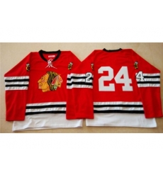 Chicago Blackhawks #24 Martin Havlat Red Mitchell And Ness 1960-61 Stitched NHL Jersey