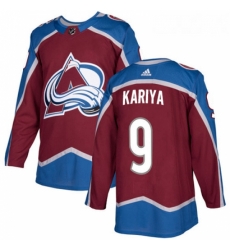 Youth Adidas Colorado Avalanche 9 Paul Kariya Premier Burgundy Red Home NHL Jersey 