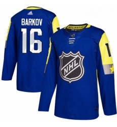 Youth Adidas Florida Panthers 16 Aleksander Barkov Authentic Royal Blue 2018 All Star Atlantic Division NHL Jersey 