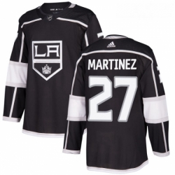 Youth Adidas Los Angeles Kings 27 Alec Martinez Authentic Black Home NHL Jersey 