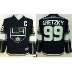 Youth Los Angeles Kings 99 Wayne Gretzky Black Home Stitched NHL Jersey