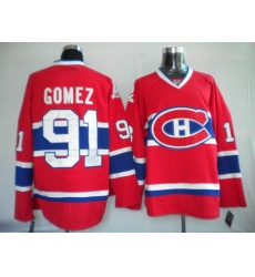 Youth Montreal Canadiens #91 GOMEZ Red