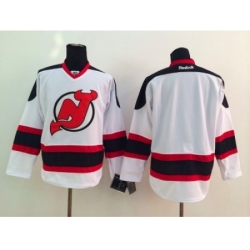 NHL New Jersey Devils blank white Stitched Jerseys