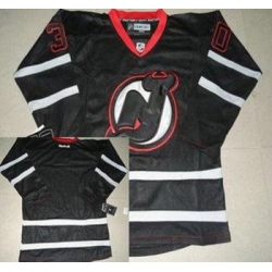 New Jersey Devils Blank Black Ice NHL Jerseys