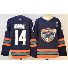 Men New York Islanders  14 Bo Horvat Navy 2026 With C Patch Stitched Hockey Jersey
