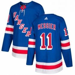 Mens Adidas New York Rangers 11 Mark Messier Premier Royal Blue Home NHL Jersey 