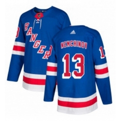 Mens Adidas New York Rangers 13 Sergei Nemchinov Authentic Royal Blue Home NHL Jersey 