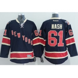 New York Rangers #61 Rick Nash Dark Blue Third Stitched NHL Jersey