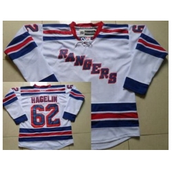 New York Rangers #62 Carl Hagelin White Road Jersey