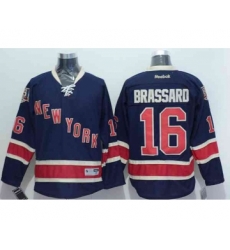 nhl jerseys new york rangers #16 brassard dk.blue[brassard][85th]