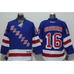 nhl jerseys new york rangers #16 brassard lt.blue[brassard]