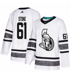 Mens Adidas Ottawa Senators 61 Mark Stone White 2019 All Star Game Parley Authentic Stitched NHL Jersey 