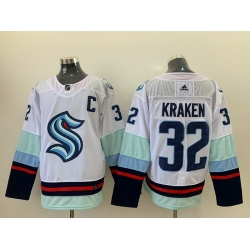 Seattle Kraken 32 Kraken White Adidas Jersey