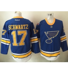 Blues 17 Jaden Schwartz Blue 2017 Winter Classic Reebok Jersey