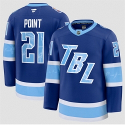 Men Tampa Bay Lightning 21 Brayden Point Blue 2026 Stadium Series Stitched Jersey