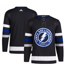 Men's Tampa Bay Lightning Blank Black 2024 Stadium Series Stitched Jersey