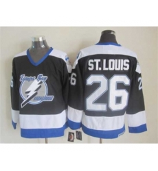 nhl jerseys tampa bay lightning #26 st.louis balck[2015 new]