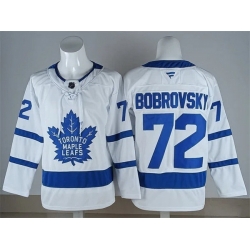 Men Toronto Maple Leafs  72 Sergei Bobrovsky Fanatics Away White Premium Jersey