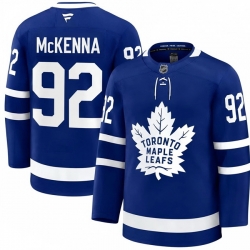 Men Toronto Maple Leafs  92 Gavin McKenna Blue 2026 Stitched Hockey Jersey