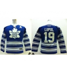 Kids Toronto Maple Leafs 19 Joffrey Lupul 2014 Winter Classic Blue NHL Jersey