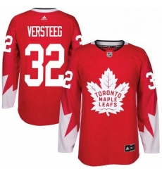 Youth Adidas Toronto Maple Leafs 32 Kris Versteeg Authentic Red Alternate NHL Jersey 