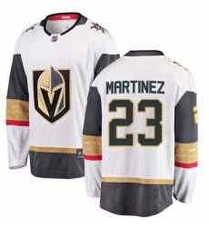 Men's Vegas Golden Knights #23 Alec Martinez Gold White Jersey