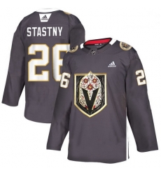 Vegas Golden Knights 26 Paul Stastny Gray Dia De Los Muertos Adidas Jersey