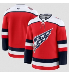 Men Washington Capitals Blank Red 2025 26 Alternate Stitched Hockey Jersey