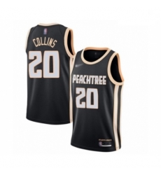 Hawks 20 John Collins Black Basketball Swingman City Edition 2019 20 Jersey