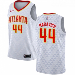 Womens Nike Atlanta Hawks 44 Pete Maravich Swingman White NBA Jersey Association Edition