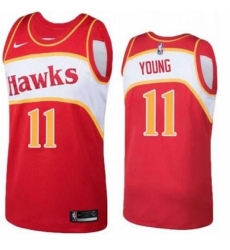 Toddler Nike Atlanta Hawks Trae Young 1986 Road Swingman Jersey