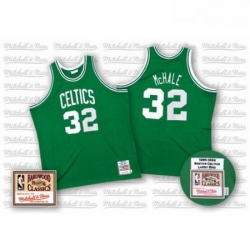 Mens Mitchell and Ness Boston Celtics 32 Kevin Mchale Swingman Green Throwback NBA Jersey 