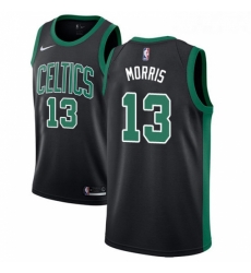 Youth Adidas Boston Celtics 13 Marcus Morris Swingman Black NBA Jersey Statement Edition 