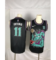 Nets 11 Kyrie Irving Black Nike Swingman Jersey