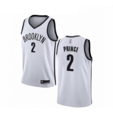 Womens Brooklyn Nets 2 Taurean Prince Swingman White Basketball Jersey Association Edition 