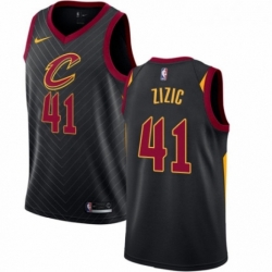 Youth Nike Cleveland Cavaliers 41 Ante Zizic Swingman Black NBA Jersey Statement Edition 