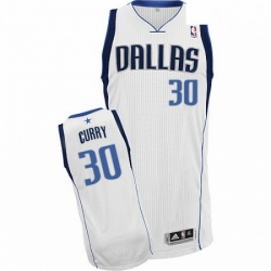 Mens Adidas Dallas Mavericks 30 Seth Curry Authentic White Home NBA Jersey 