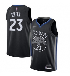 Warriors  23 Draymond Green Black Basketball Swingman City Edition 2019 20 Jersey