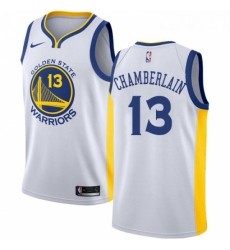 Youth Nike Golden State Warriors 13 Wilt Chamberlain Authentic White Home NBA Jersey Association Edition