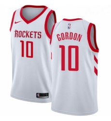 Womens Nike Houston Rockets 10 Eric Gordon Swingman White Home NBA Jersey Association Edition